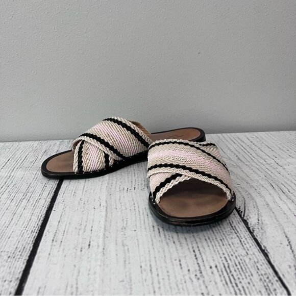 Rag & Bone Keaton Slip On Slides in Pink Combo Size 5.5 - Picture 1 of 9